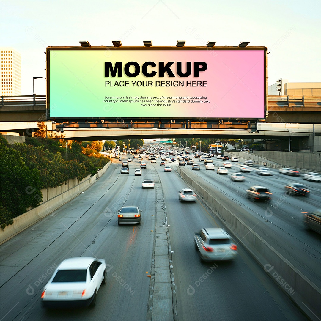 Mockup Anúncio Publicitário PSD Editável