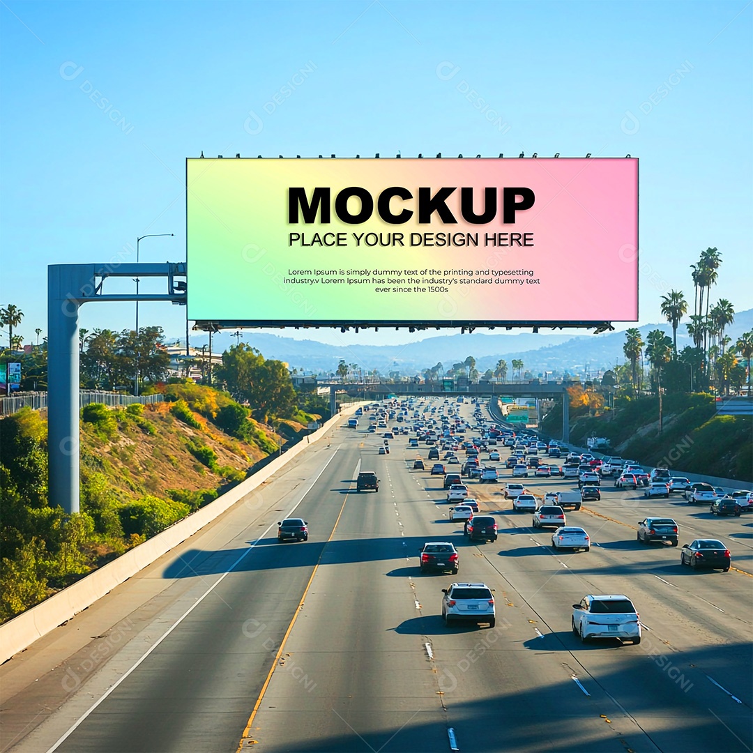 Mockup Anúncio Publicitário PSD Editável