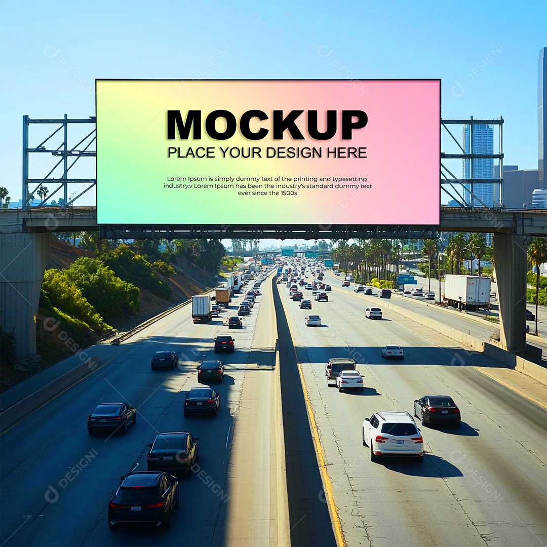 Mockup Anúncio Publicitário PSD Editável