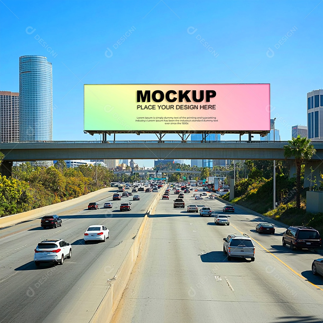Mockup Anúncio Publicitário PSD Editável