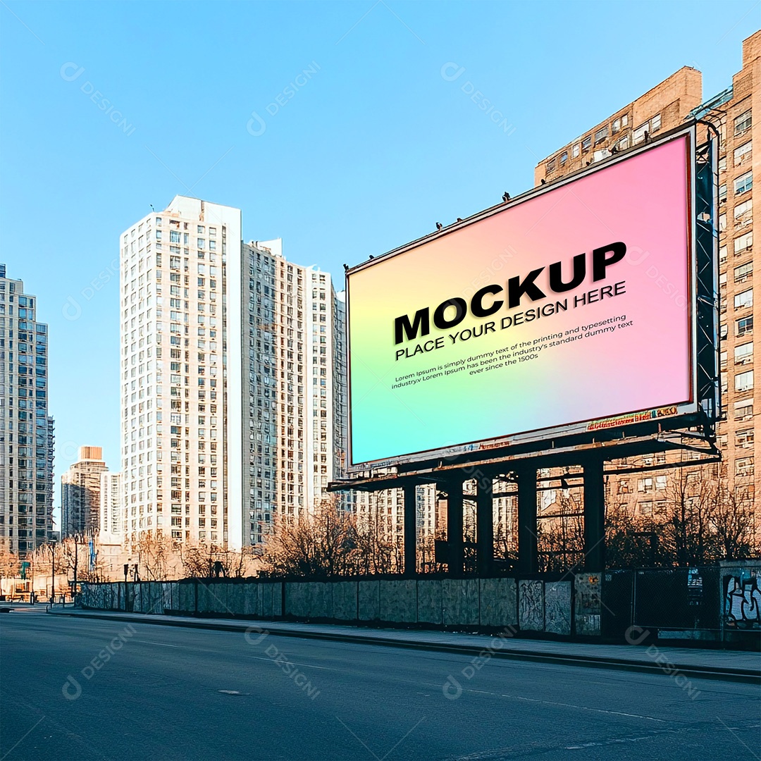 Mockup Anúncio Publicitário PSD Editável