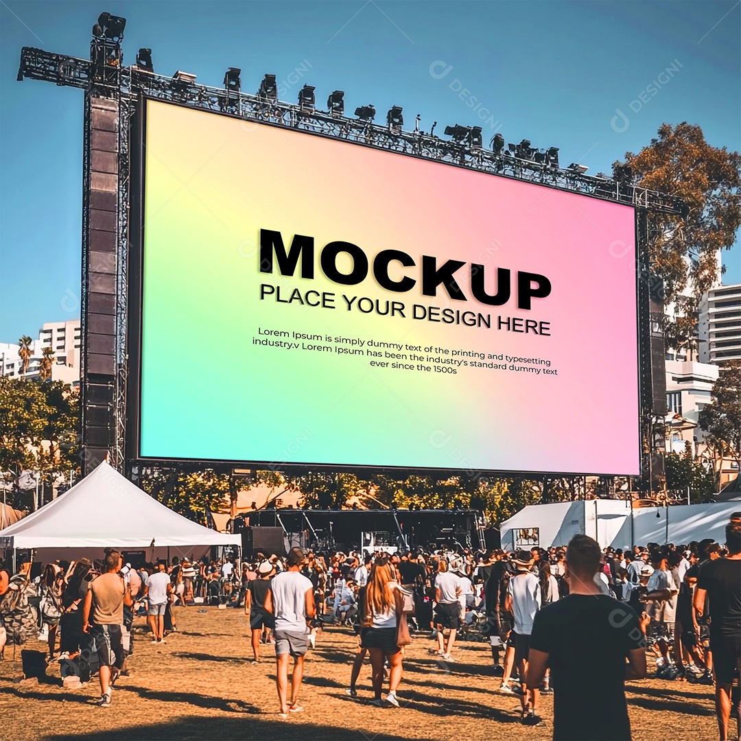 Mockup Anúncio Publicitário PSD Editável