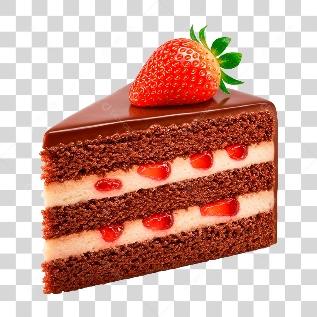 Fatia de Bolo PNG Transparente