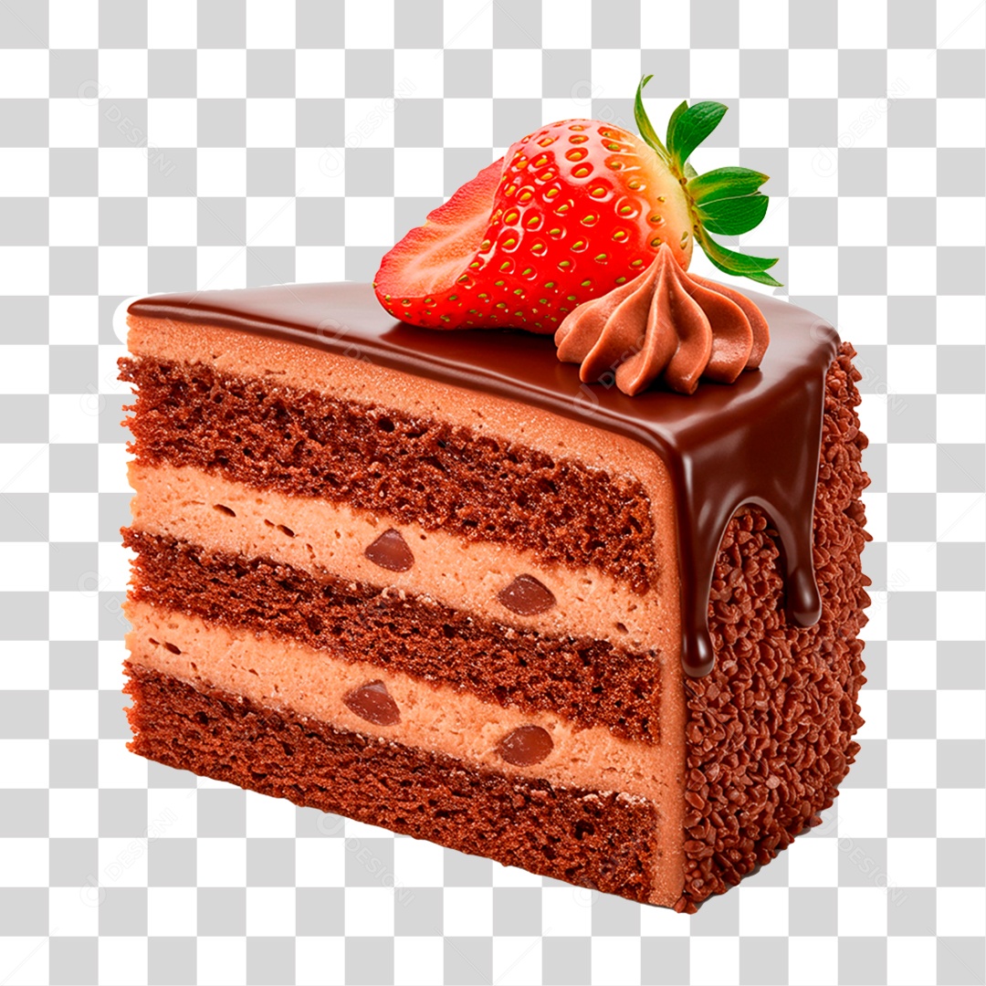 Fatia de Bolo PNG Transparente