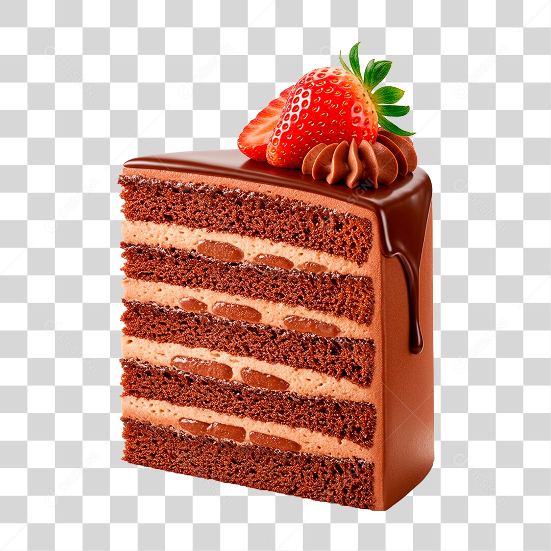 Fatia de Bolo PNG Transparente