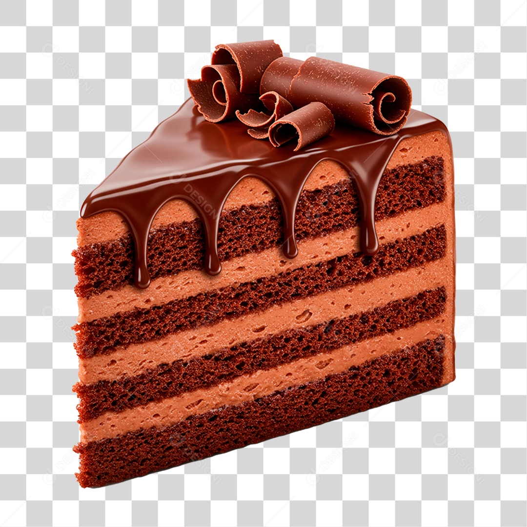 Fatia de Bolo PNG Transparente