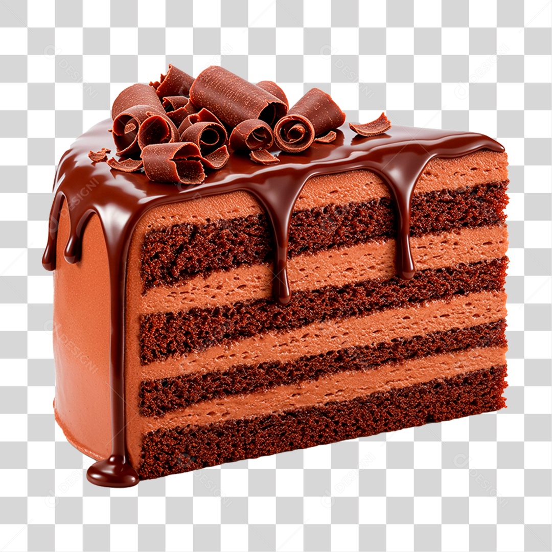 Fatia de Bolo PNG Transparente