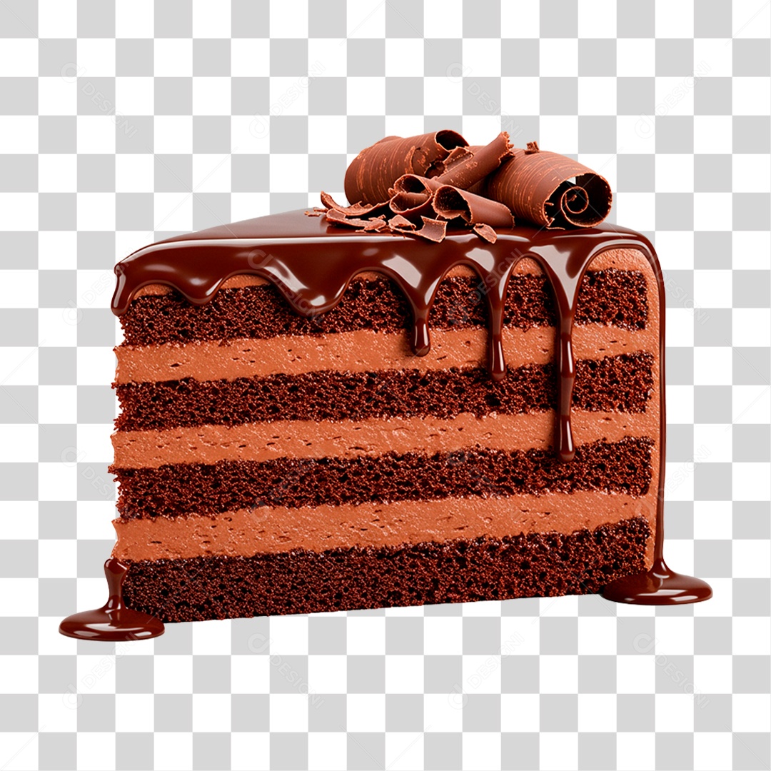 Fatia de Bolo PNG Transparente