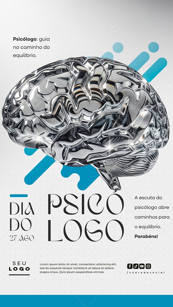 Story Dia Do Psicólogo 27 de Agosto Social Media PSD Editável