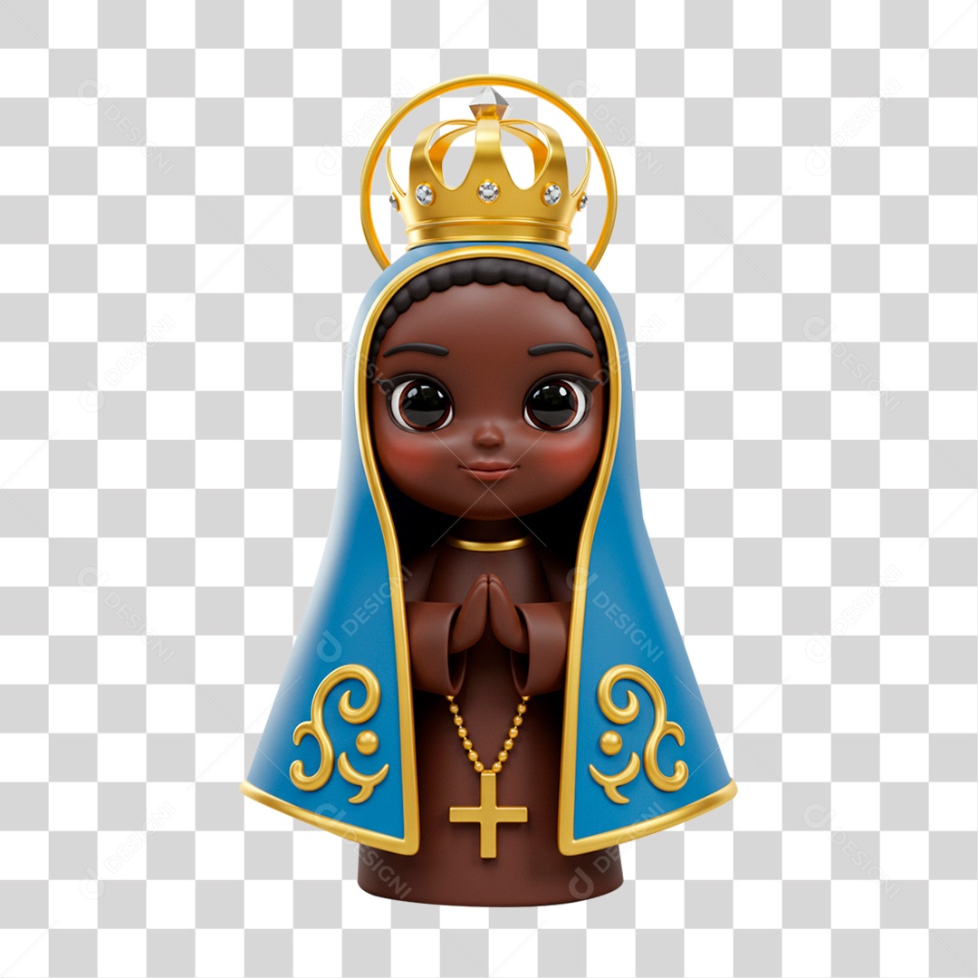 Imagem Semelhante a Nossa Senhora da Conceição Aparecida PNG Transparente