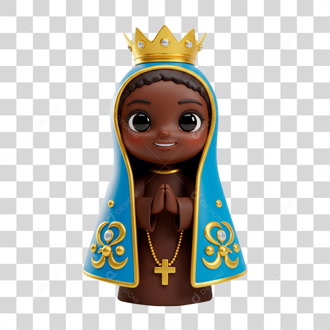 Imagem Semelhante a Nossa Senhora da Conceição Aparecida PNG Transparente