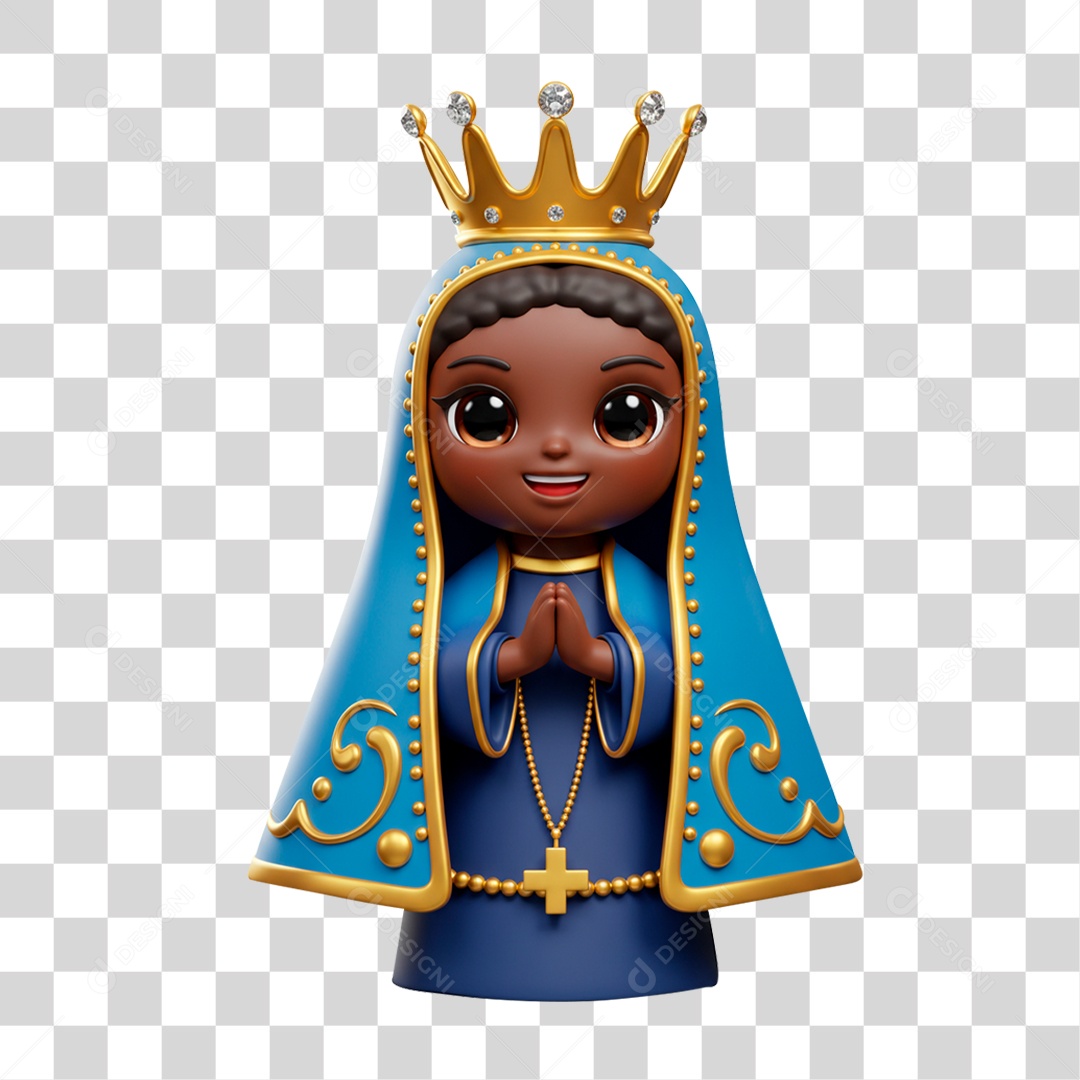 Imagem Semelhante a Nossa Senhora da Conceição Aparecida PNG Transparente