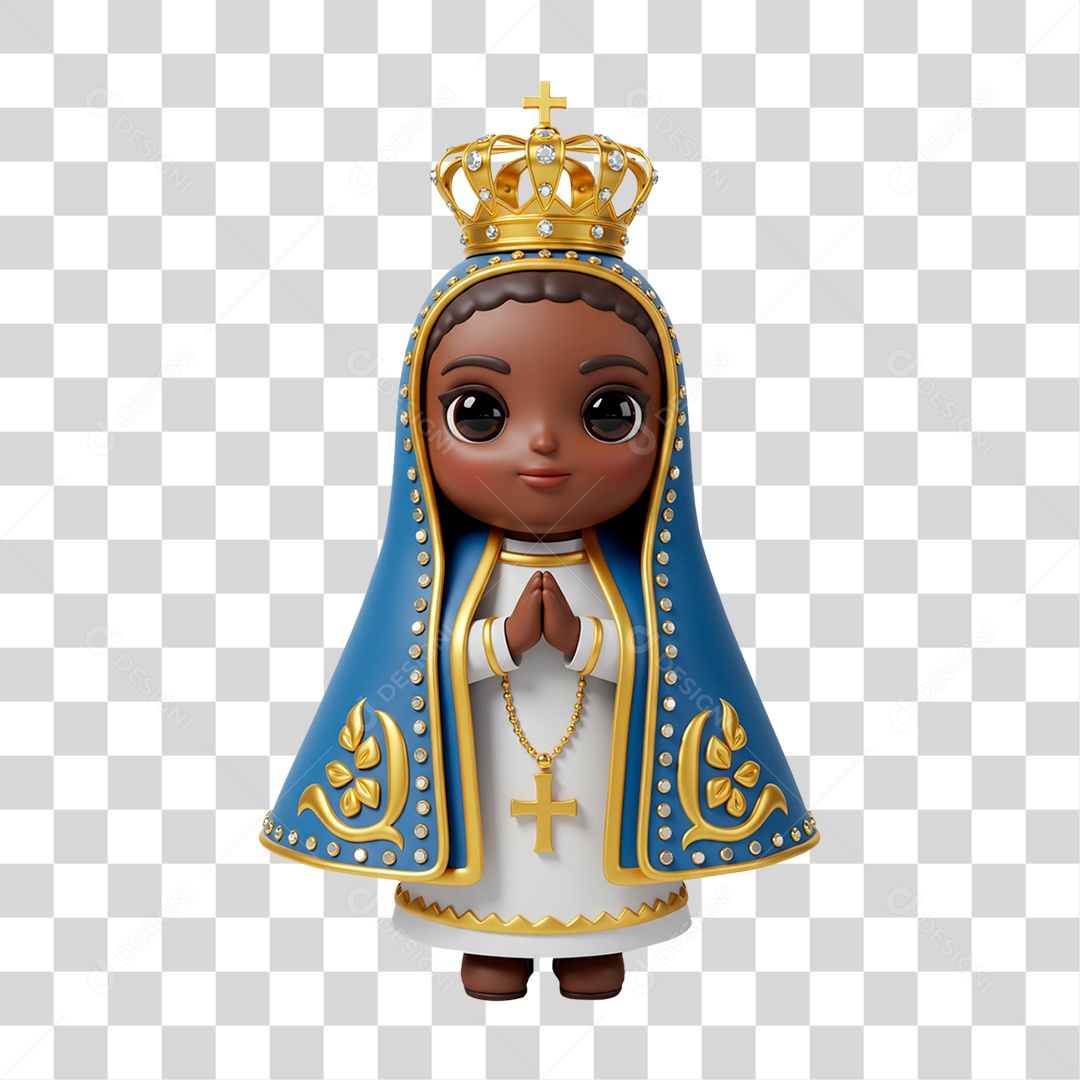 Imagem Semelhante a Nossa Senhora da Conceição Aparecida PNG Transparente