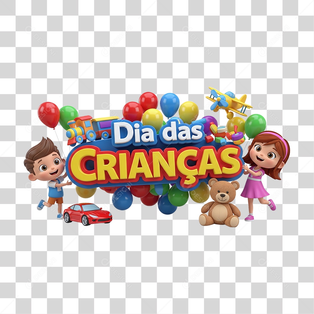 Selo 3D Dia Das Crianças (85)