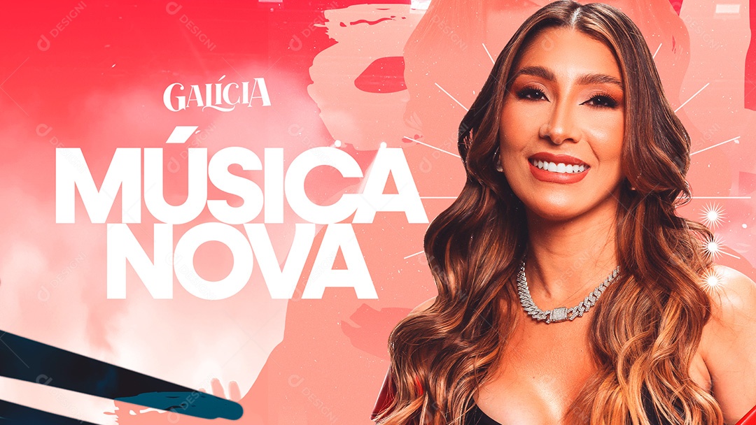 Flyer Banner Música Nova Social Media PSD Editável