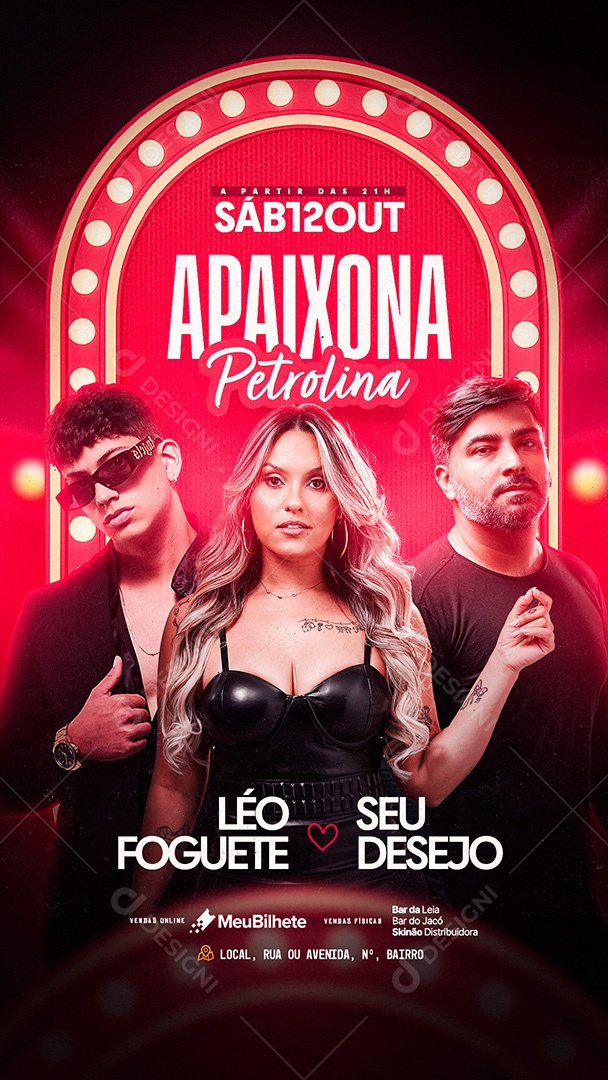 Flyer Story Apaixona Petrolina Social Media PSD Editável