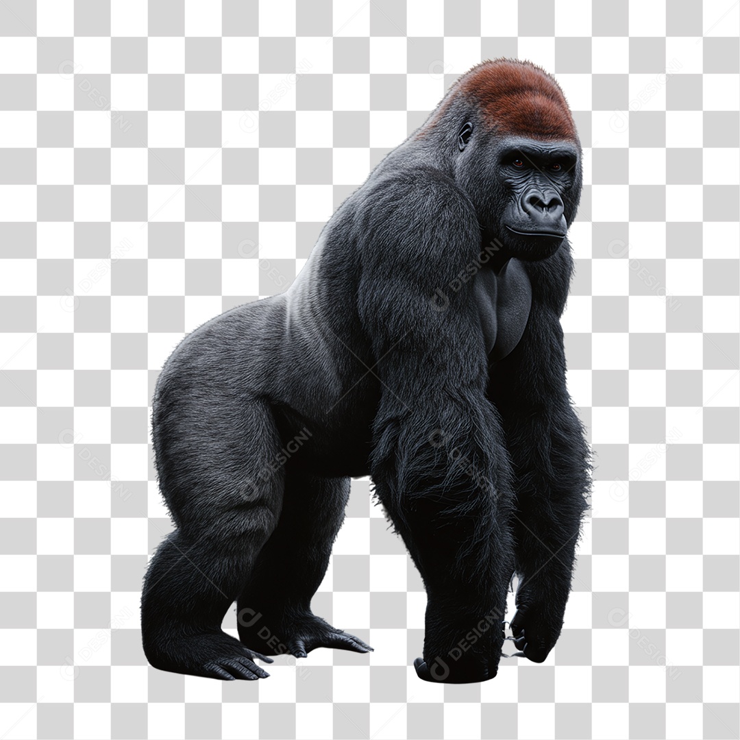 Gorila Animal Silvestre PNG Transparente