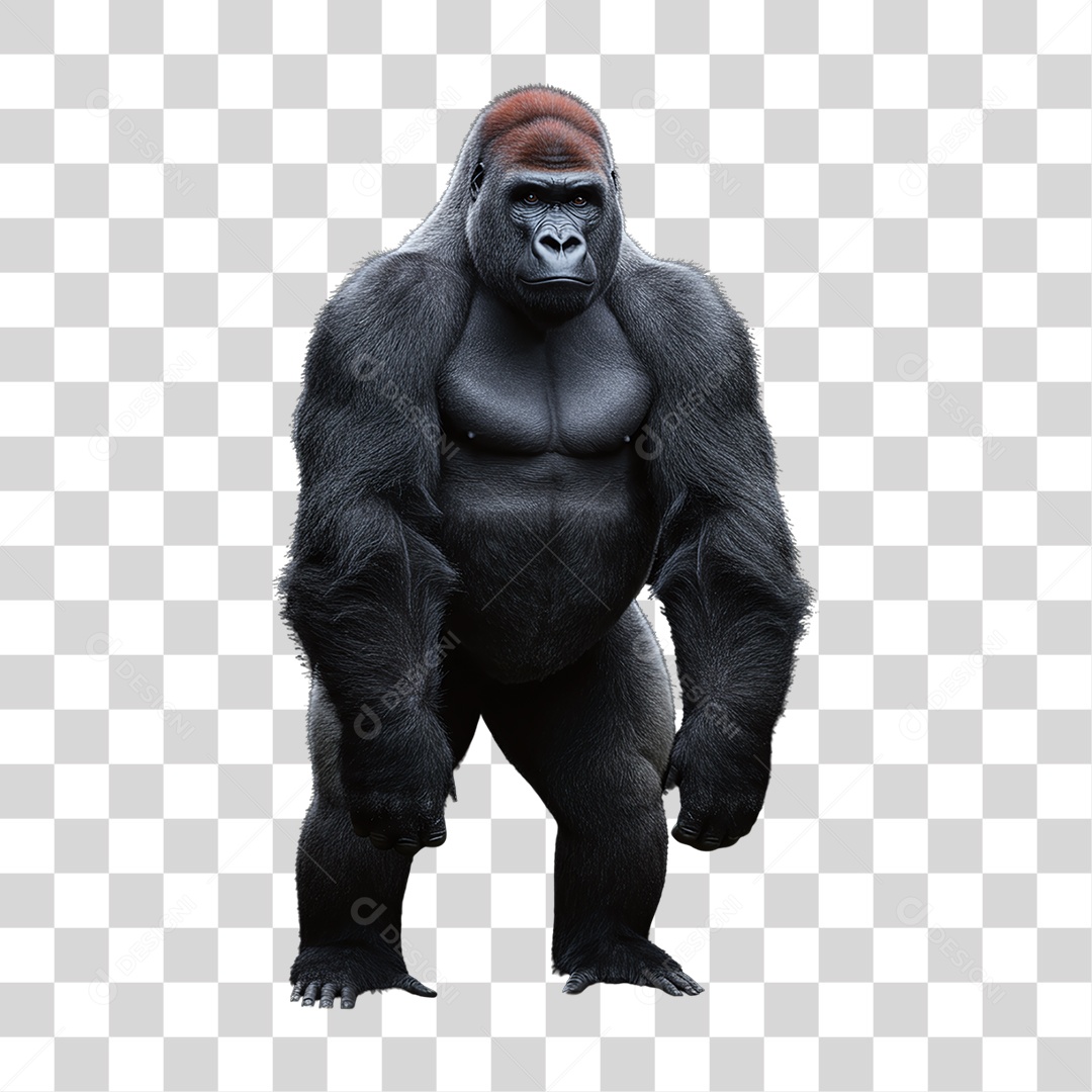Gorila Animal Silvestre PNG Transparente