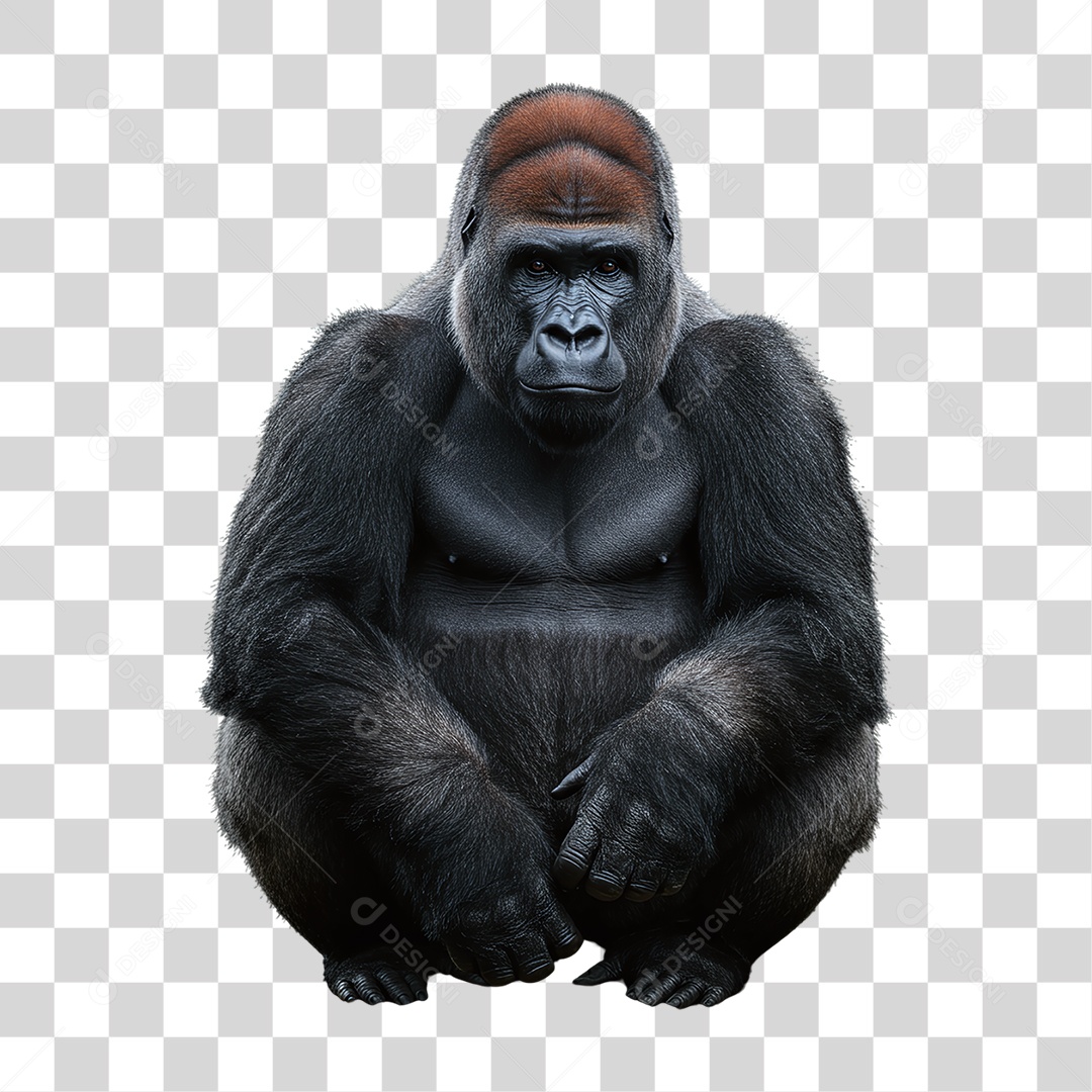 Gorila Animal Silvestre PNG Transparente