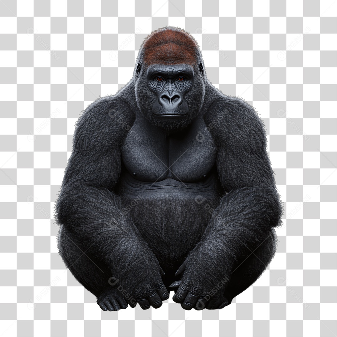 Gorila Animal Silvestre PNG Transparente