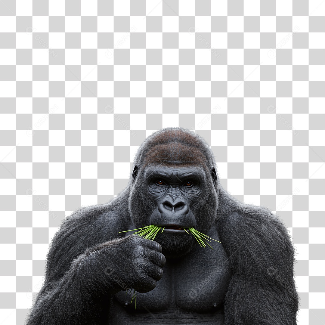 Gorila Animal Silvestre PNG Transparente