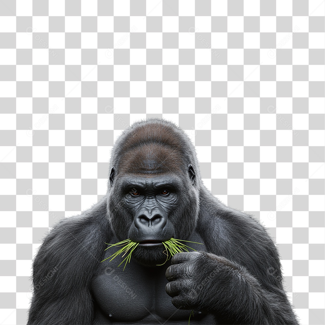 Gorila Animal Silvestre PNG Transparente