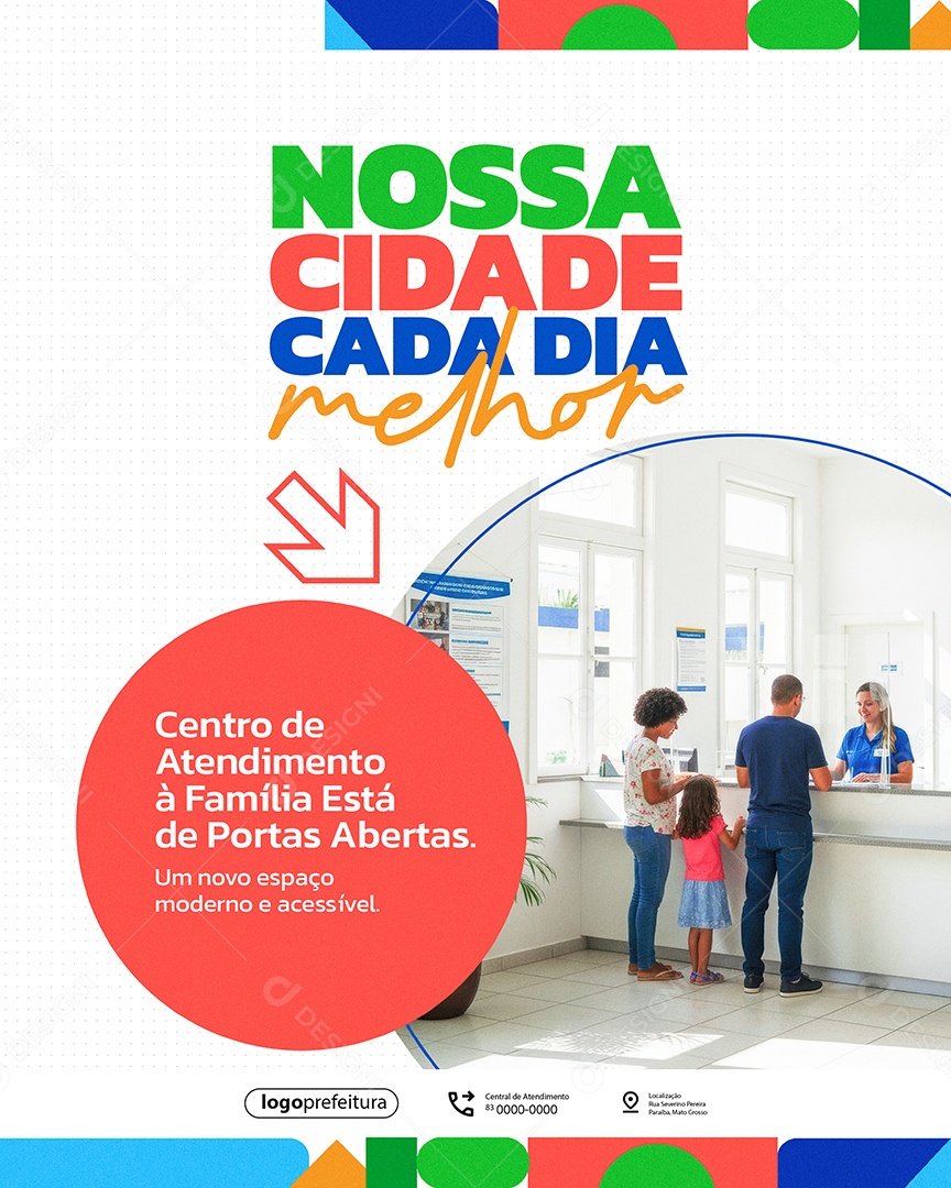 Nossa Cidade Cada Dia Melhor Social Media PSD Editável