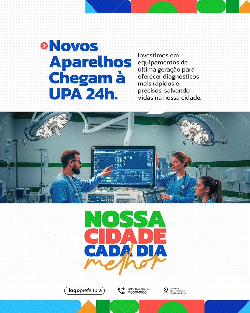 Nossa Cidade Cada Dia Melhor Social Media PSD Editável