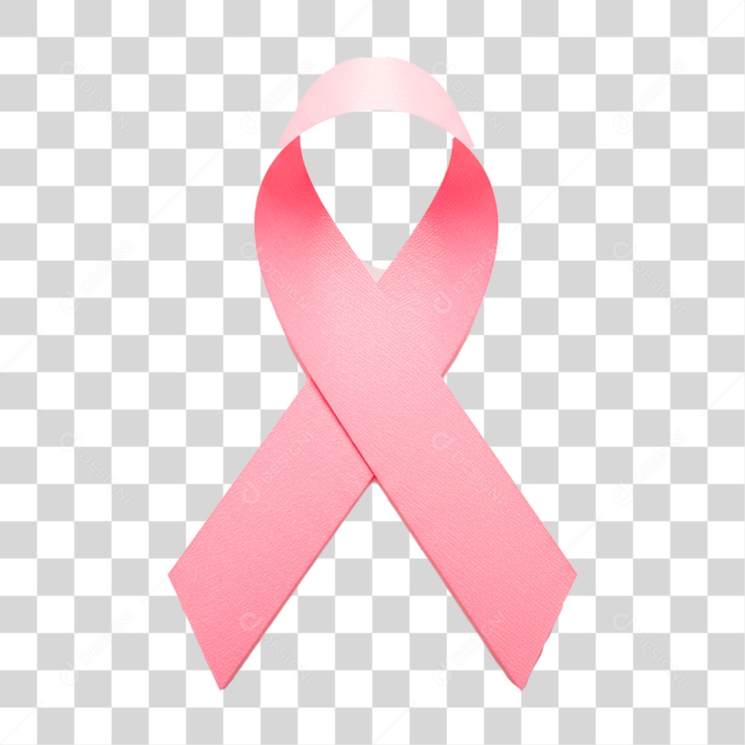 Laço Rosa Outubro Rosa PNG Transparente