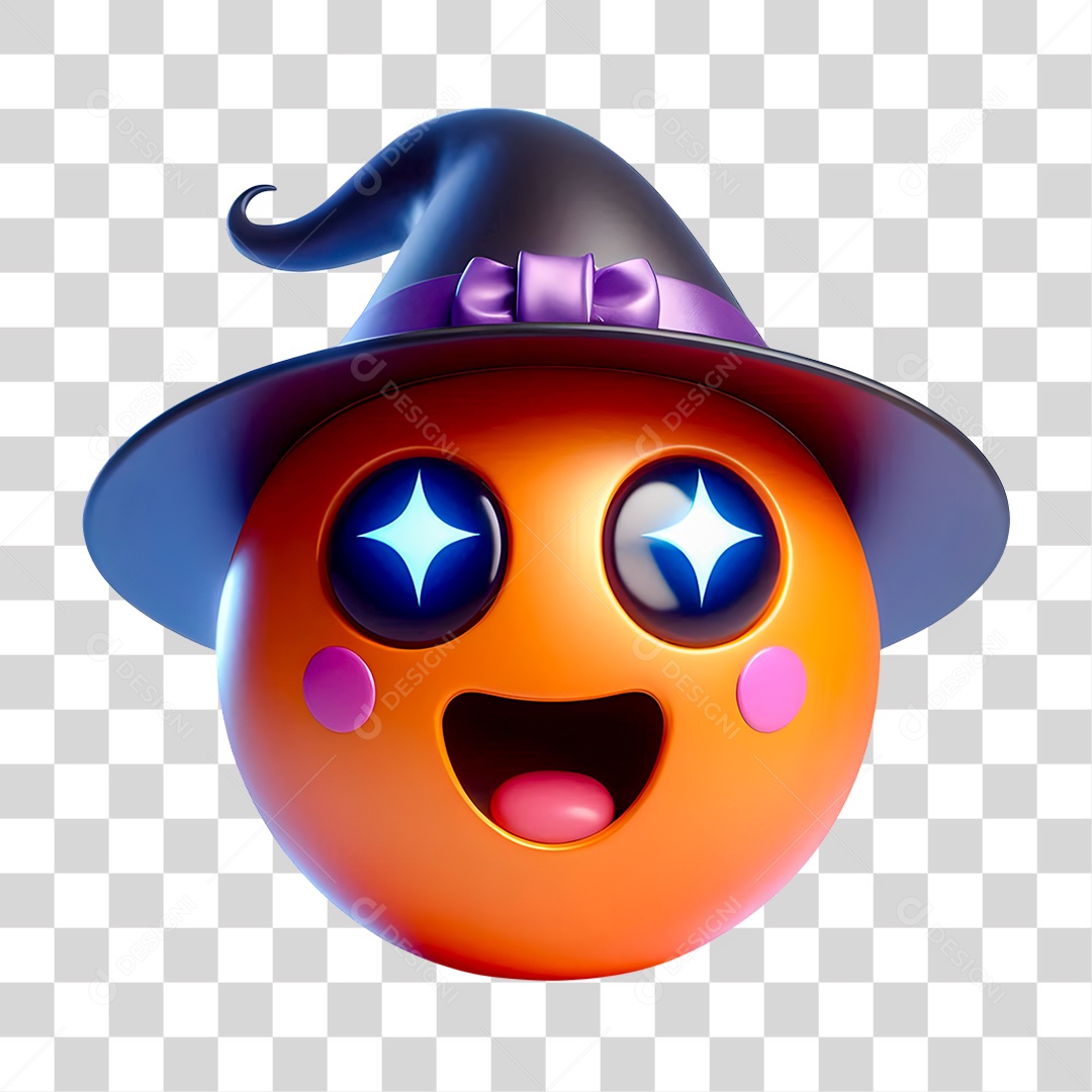 Emoji de Halloween PNG Transparente
