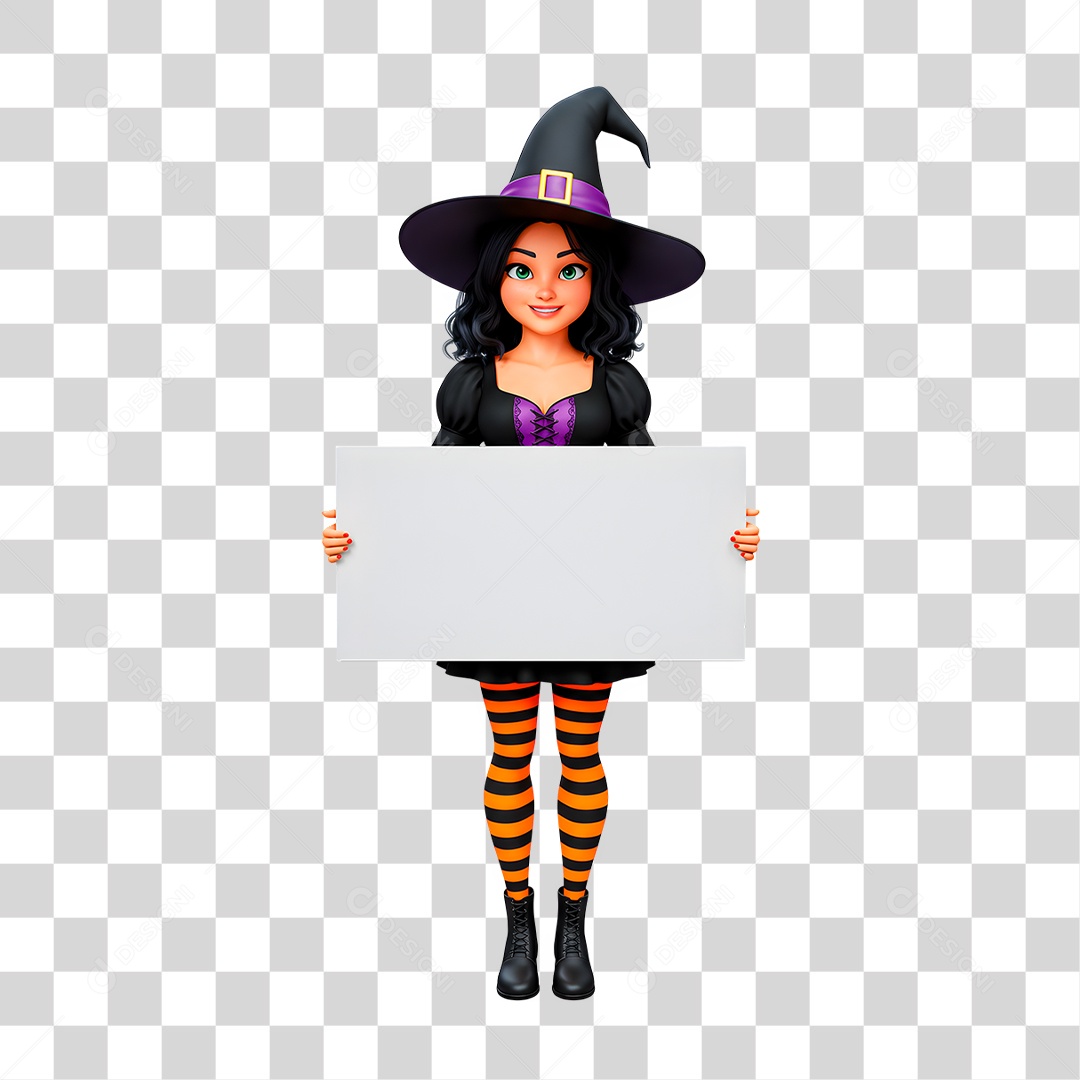 Personagem 3D de Halloween PNG Transparente