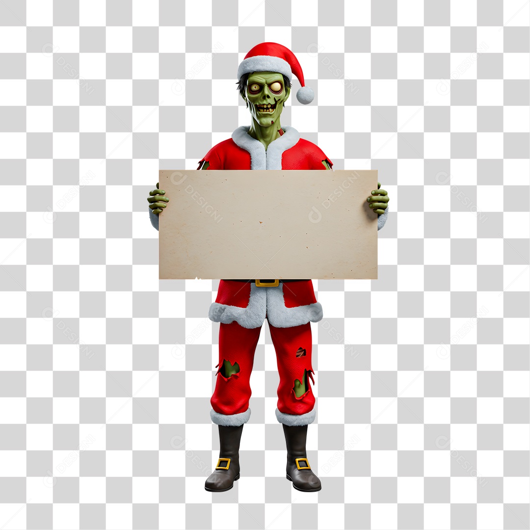 Personagem 3D de Halloween PNG Transparente