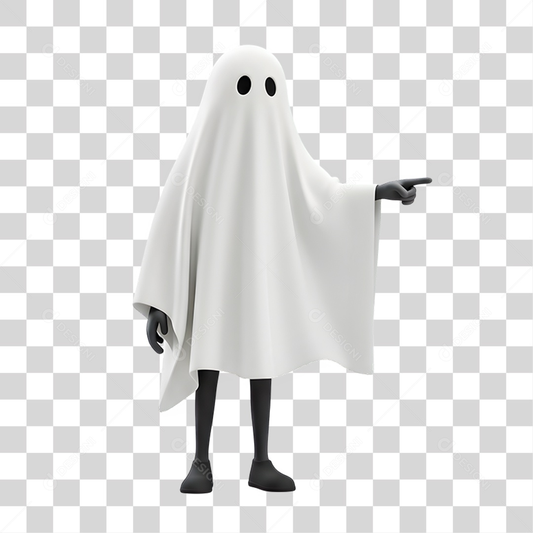 Personagem 3D de Halloween PNG Transparente
