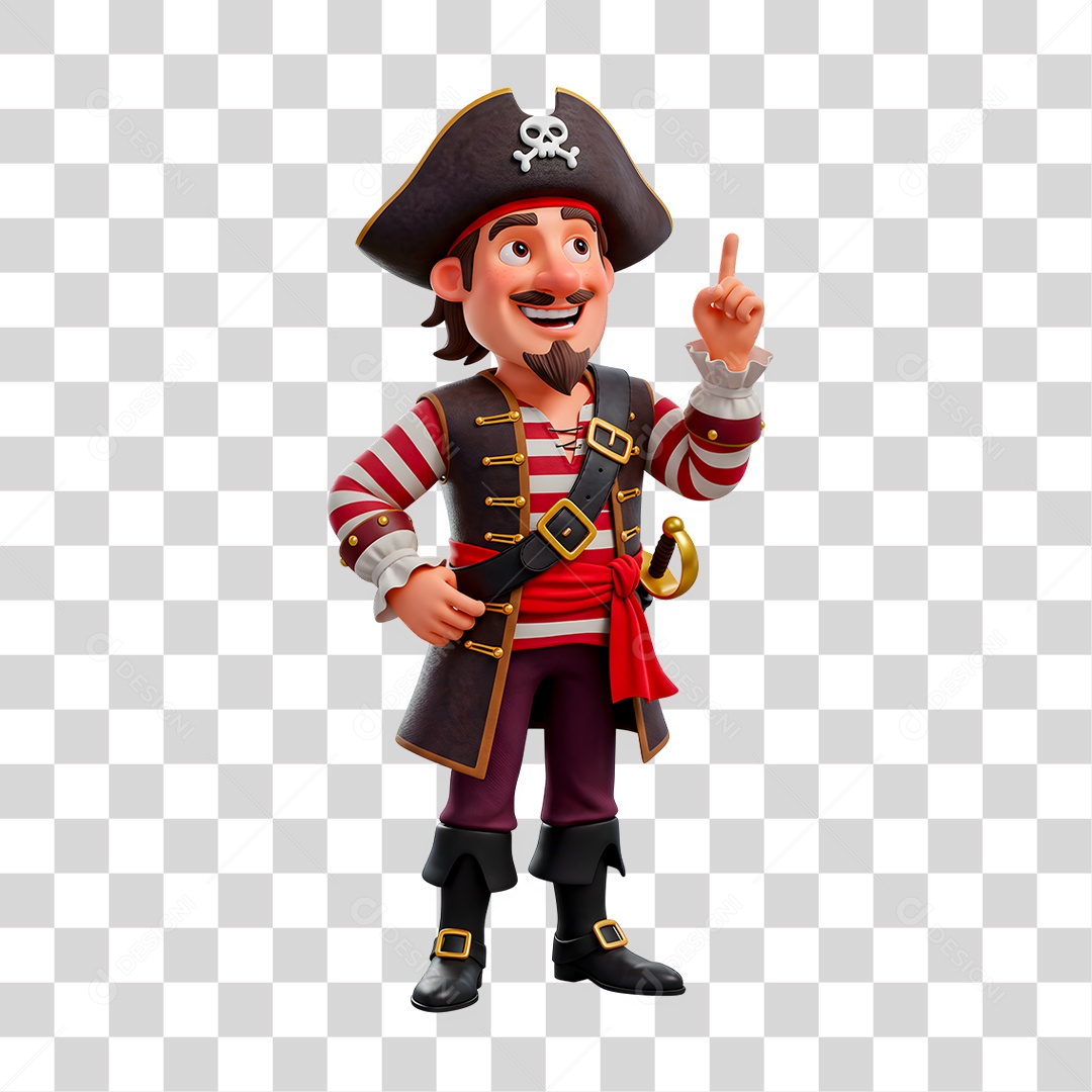 Personagem 3D de Halloween PNG Transparente