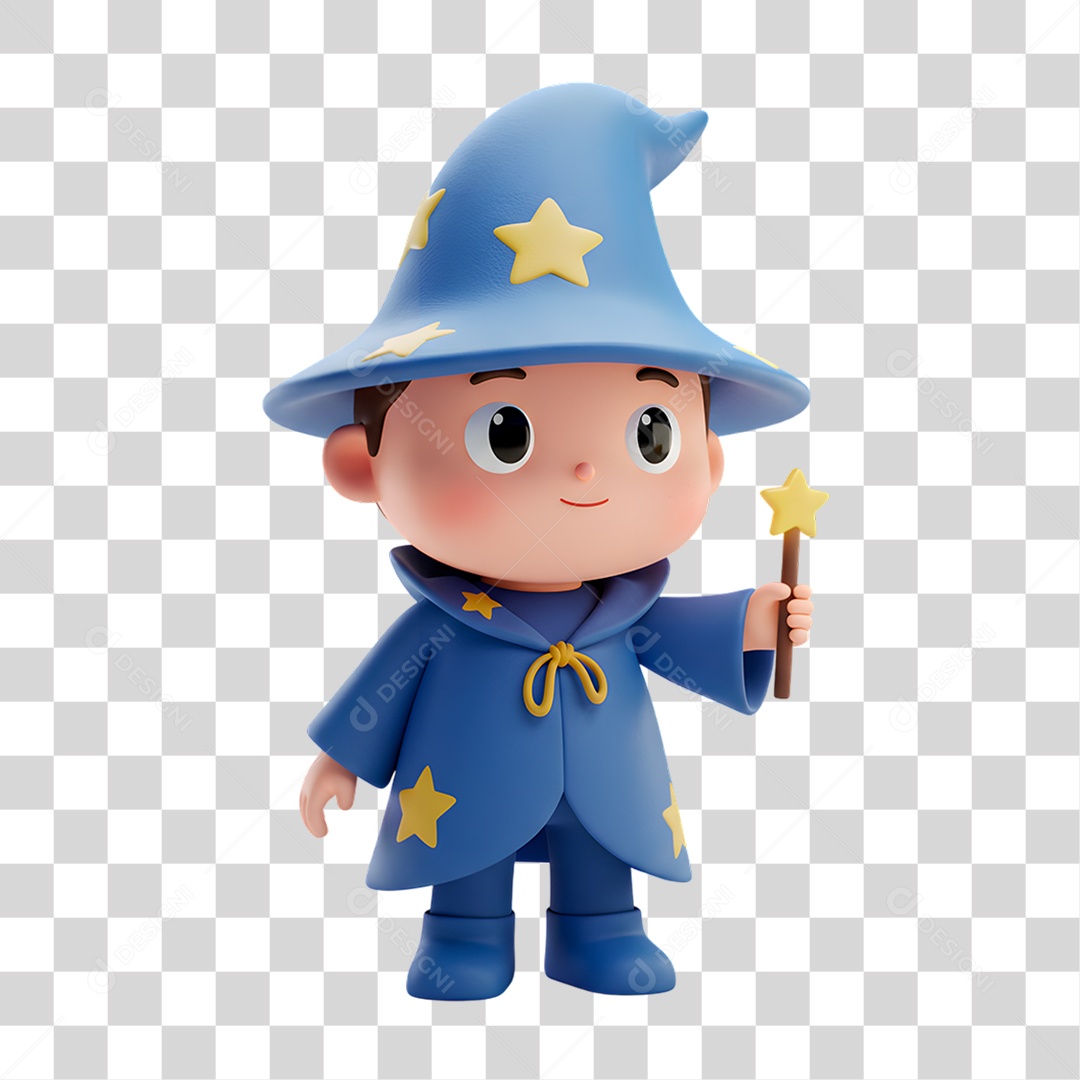 Personagem 3D de Halloween PNG Transparente