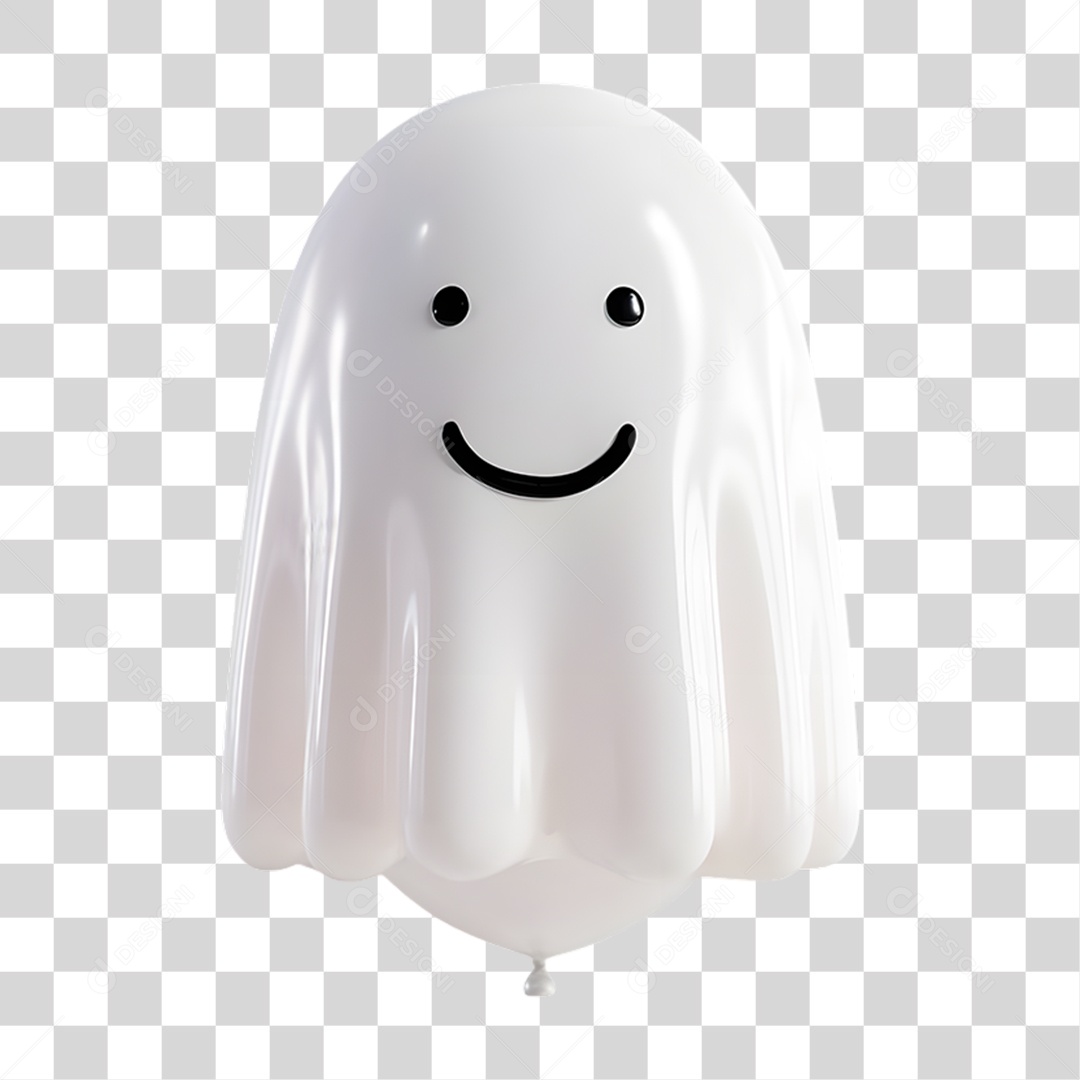 Decoração Fantasma de Halloween PNG Transparente