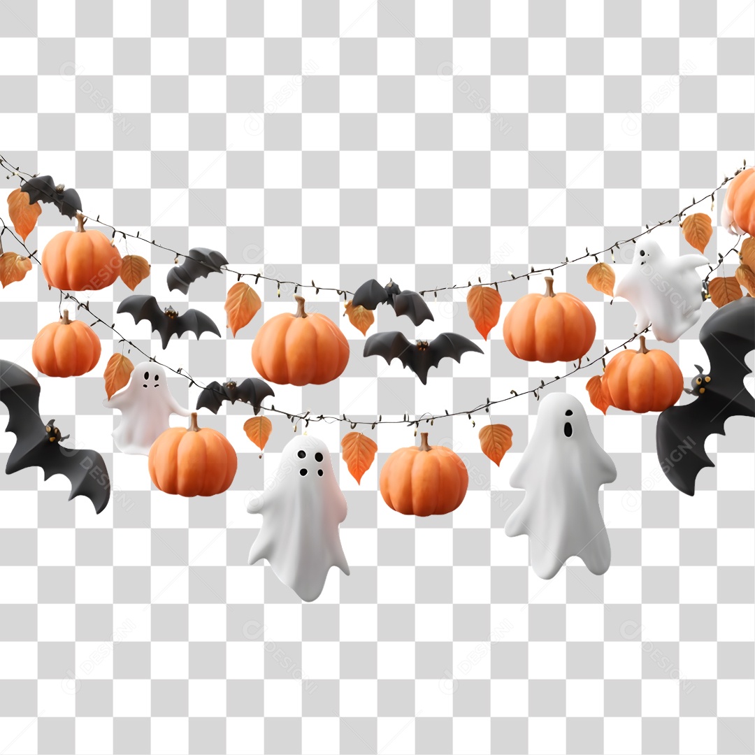 Decoração de Halloween PNG Transparente