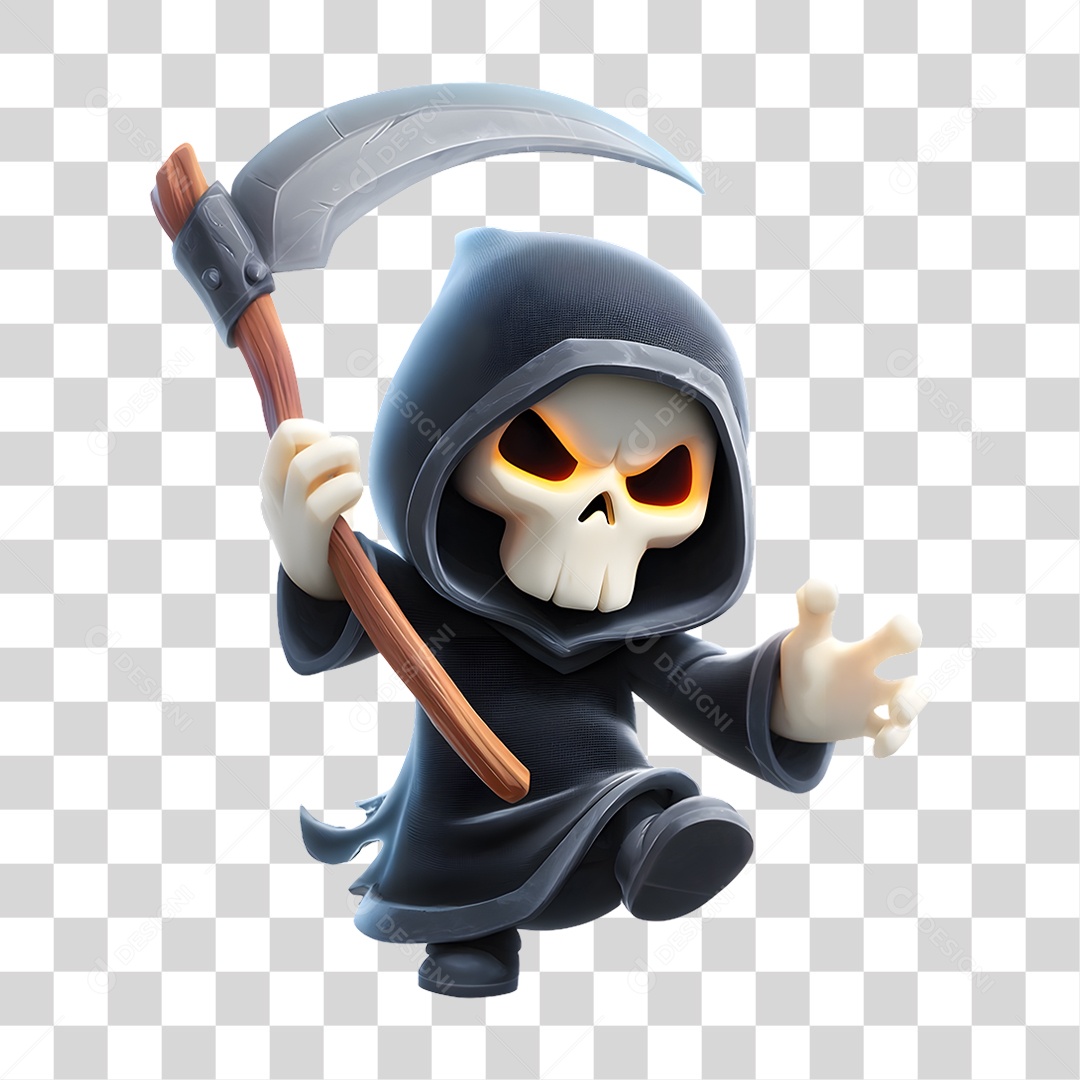 Ceifador Halloween PNG Transparente