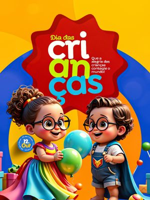 Feliz Dia das Crianças 12 de Outubro Social Media PSD Editável