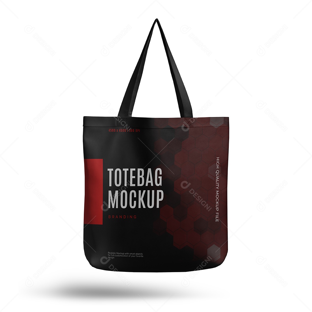 Sacola de Compras PSD Editável Mockup