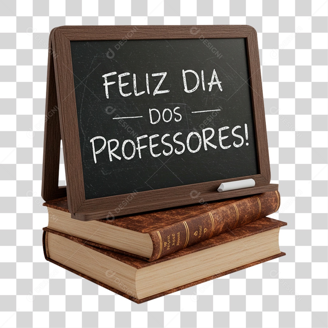 Quadro e Livros PNG Transparente