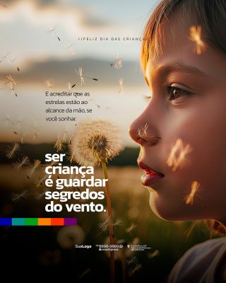 Feliz Dia das Crianças 12 de Outubro Social Media PSD Editáve