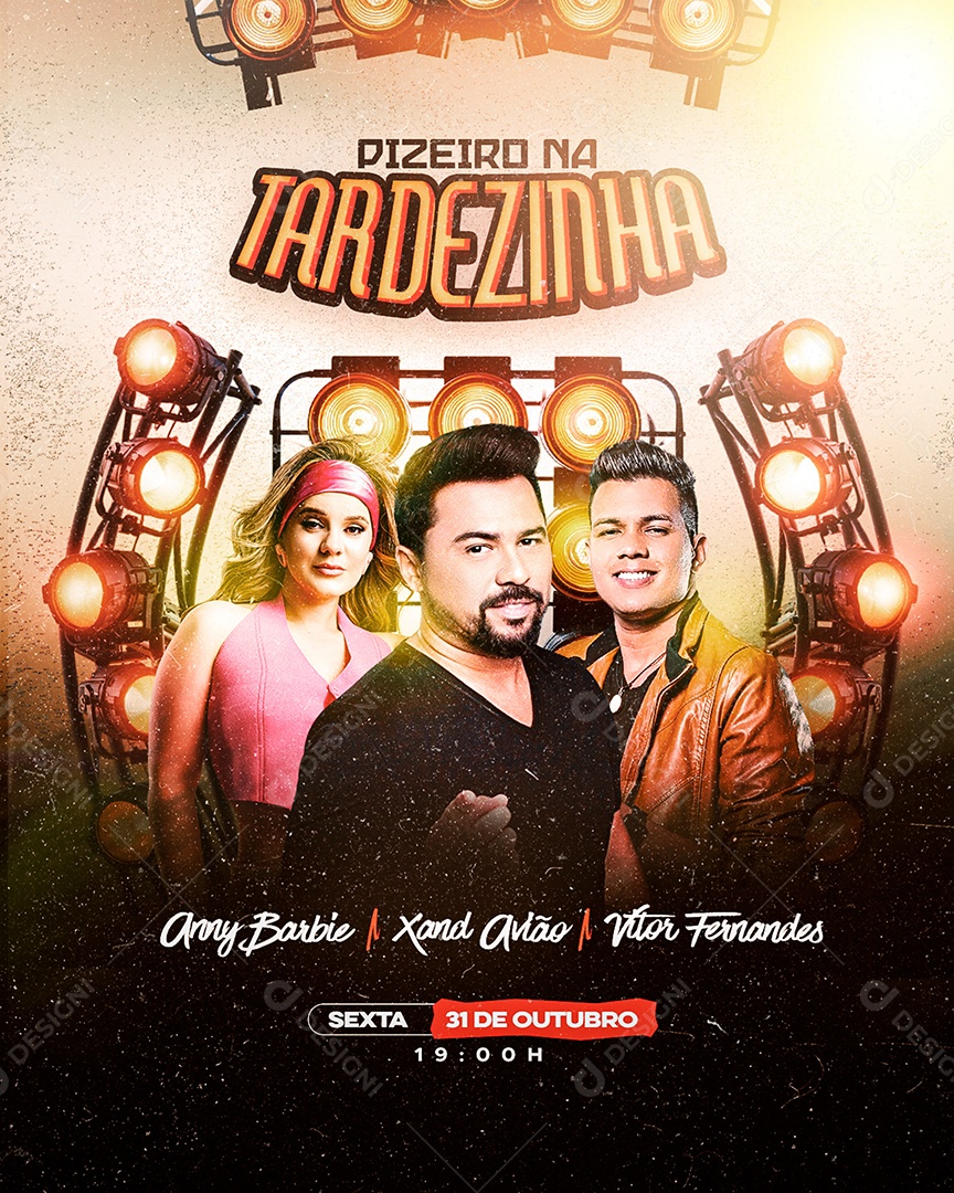 Flyer Pizeiro na Tardezinha Social Media PSD Editável