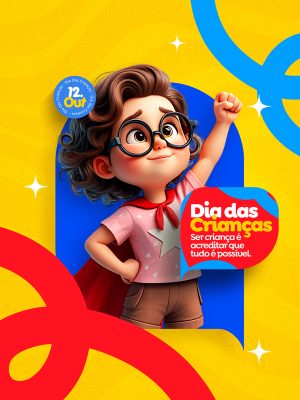Dia das Crianças 12 de Outubro Social Media PSD Editável