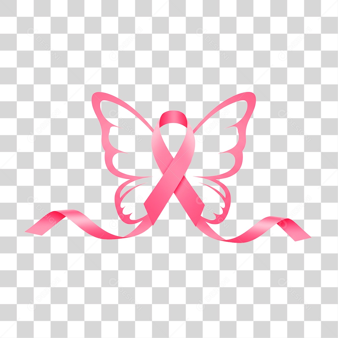 Laço Rosa PNG Transparente