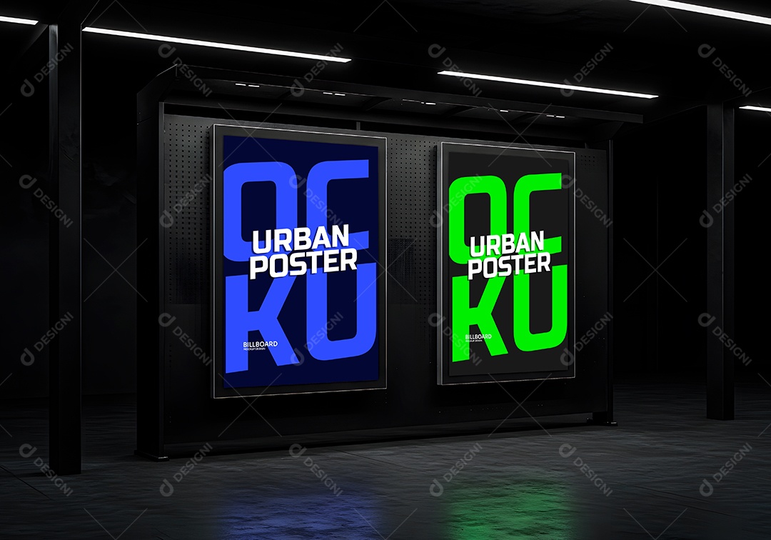 Mockup Outdoor para Composição PSD