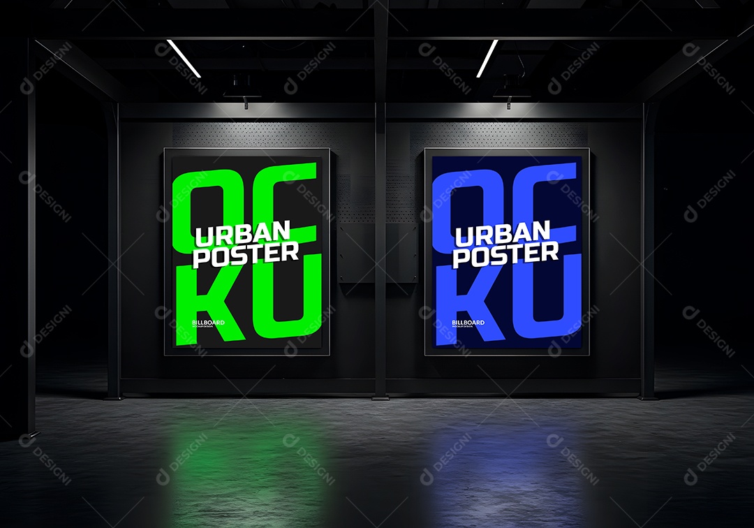 Mockup Outdoor para Composição PSD