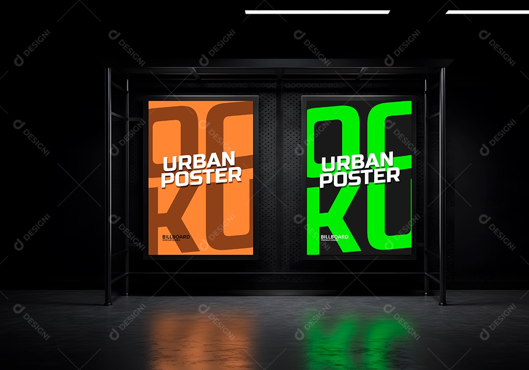 Mockup Outdoor para Composição PSD