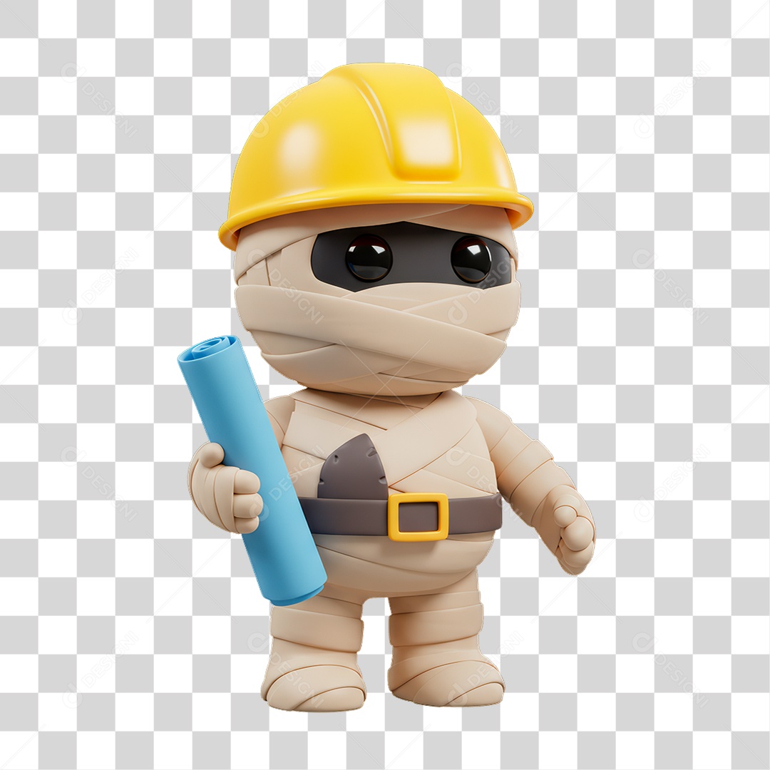 Personagem de Halloween Múmia PNG Transparente