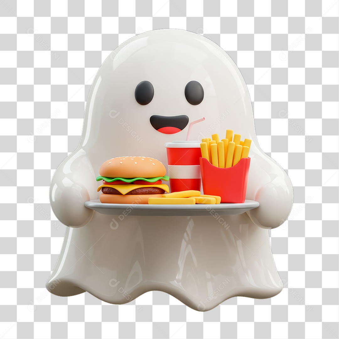 Personagem de Halloween Fantasma PNG Transparente